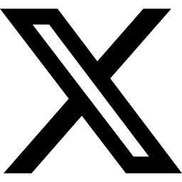 Twitter social media icon outline style